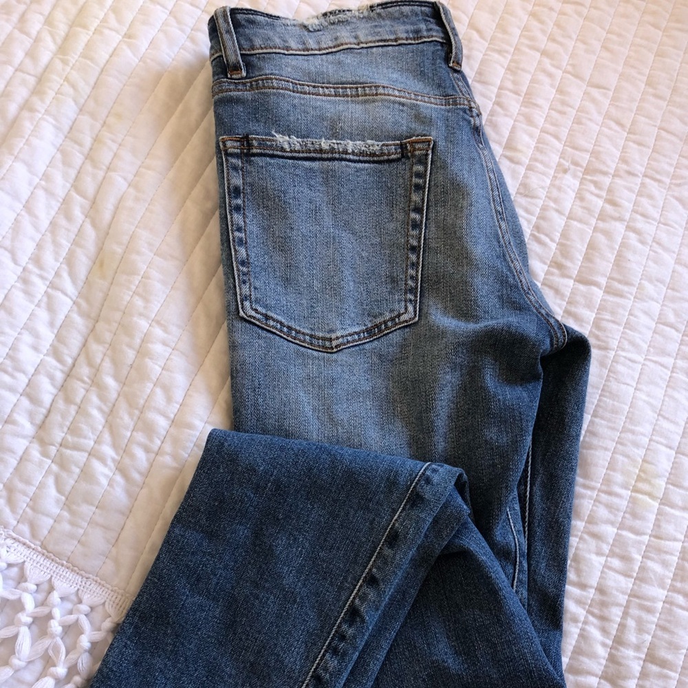 High rise jeans